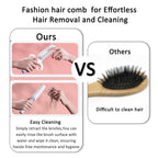 4-in-1 Self-Cleaning Hair Brush