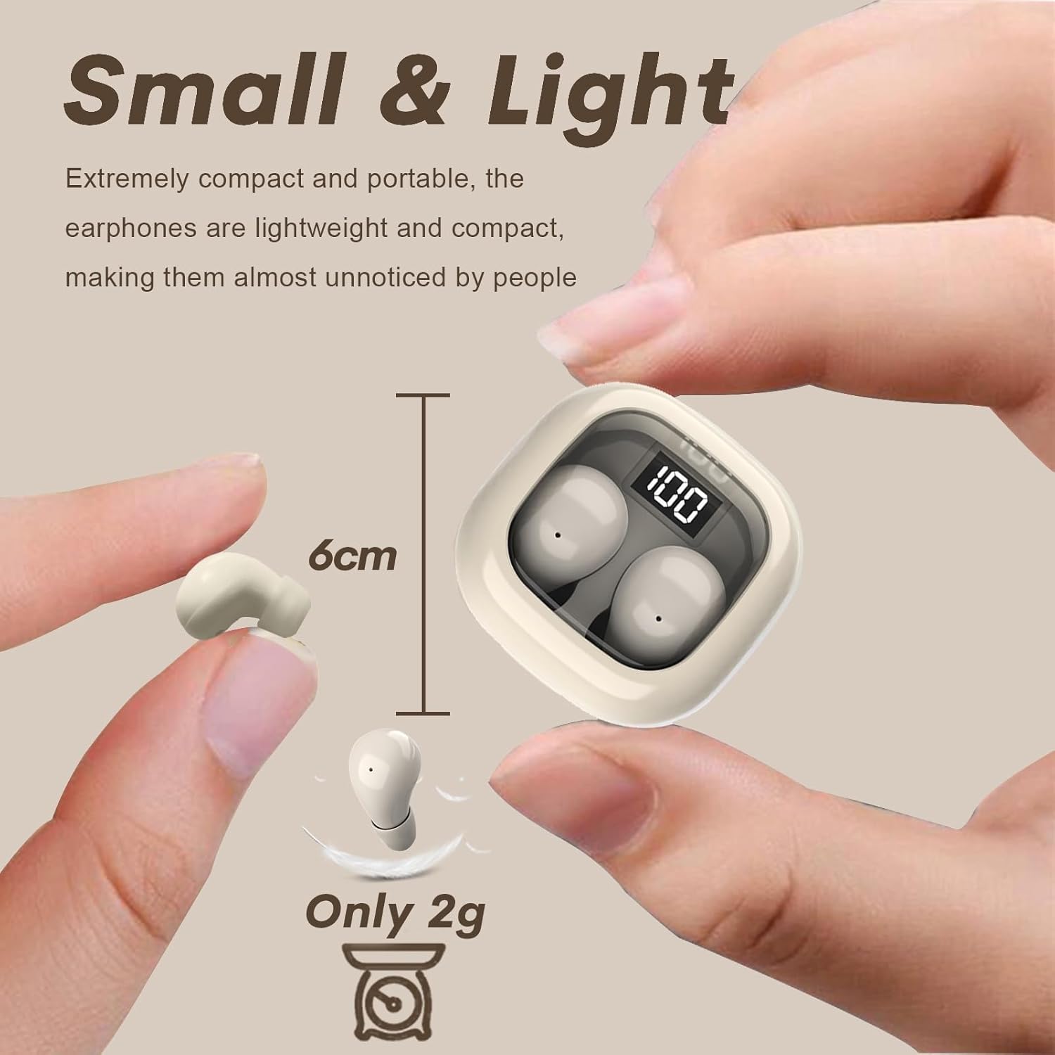 Mini Pro4SS Invisible True Wireless Bluetooth Earbuds